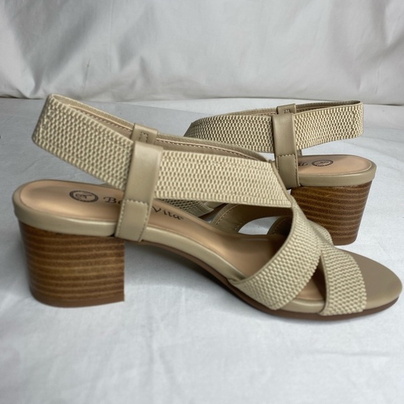 Bella Vita Women Jodi Stretch Natural block heel sandal New Sizes 7.5N & 9M - Picture 10 of 11